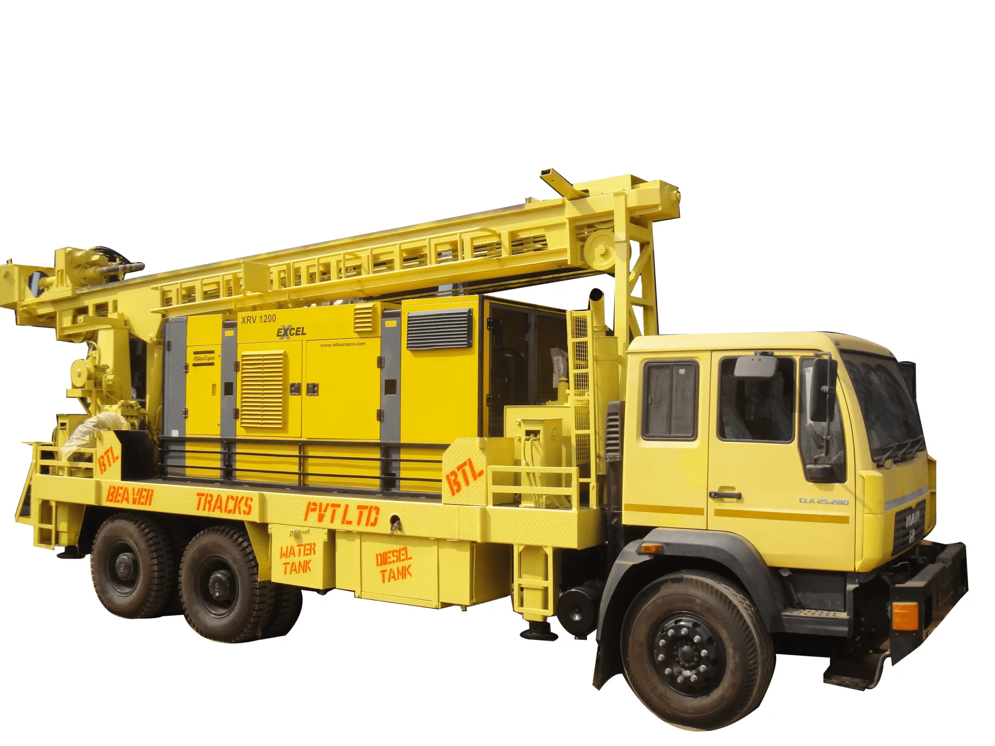 Rotary cum DTH Drilling Rig Manufacturer | Beaver Tracks