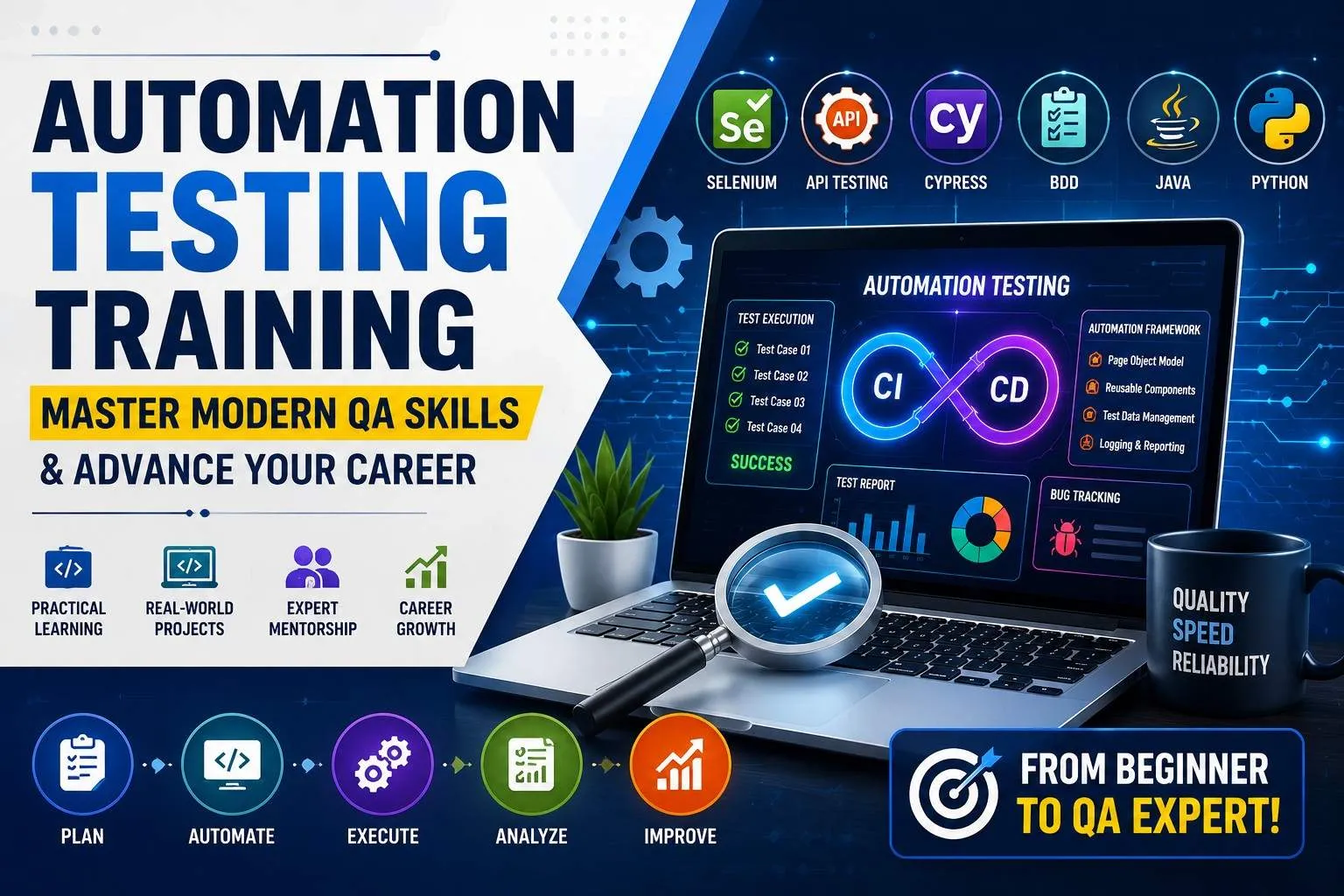 Automation Testing Training: Master Modern QA Skills & Advance Your Career