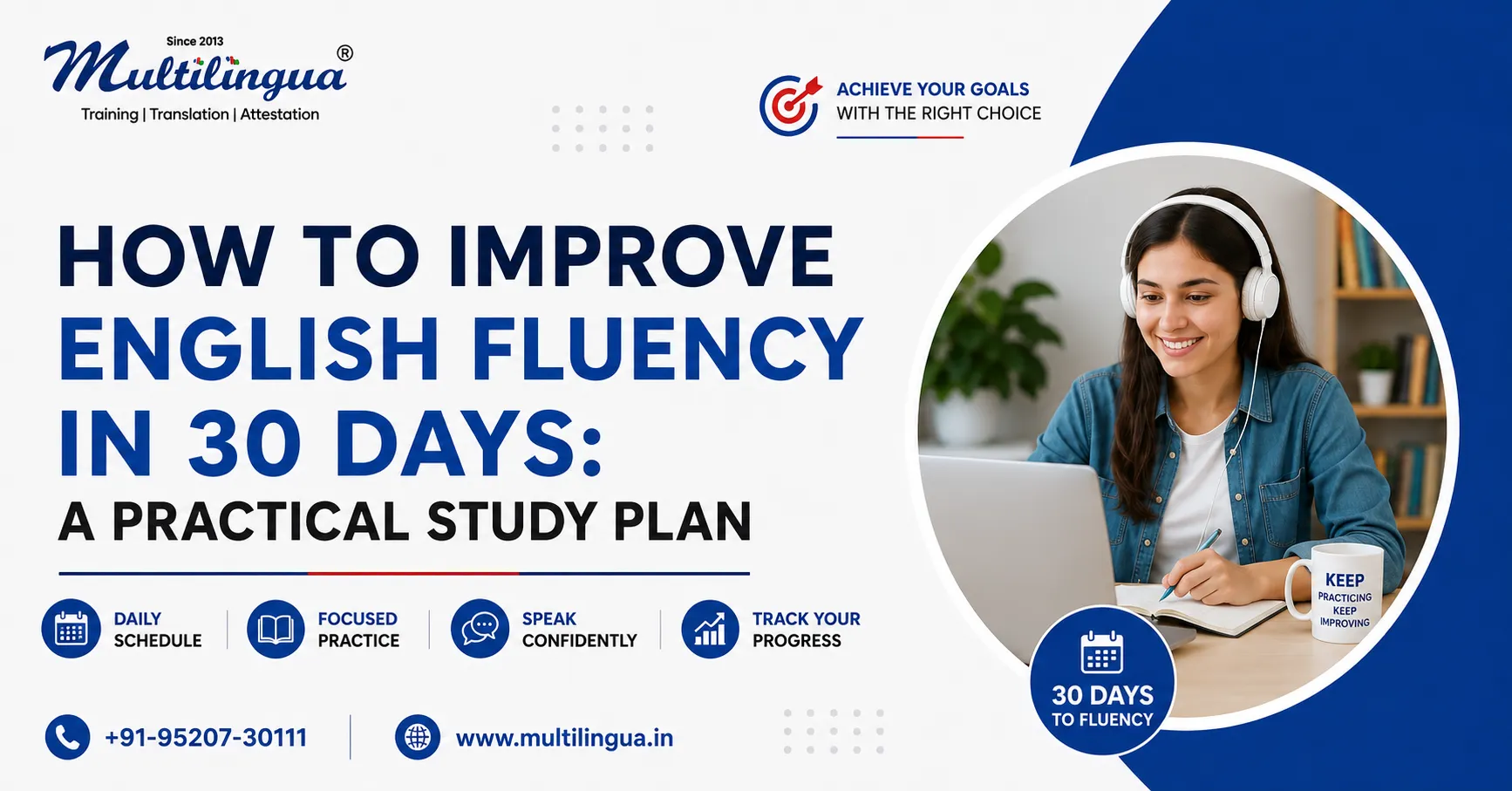 How to Improve English Fluency in 30 Days: A Practical Study Plan