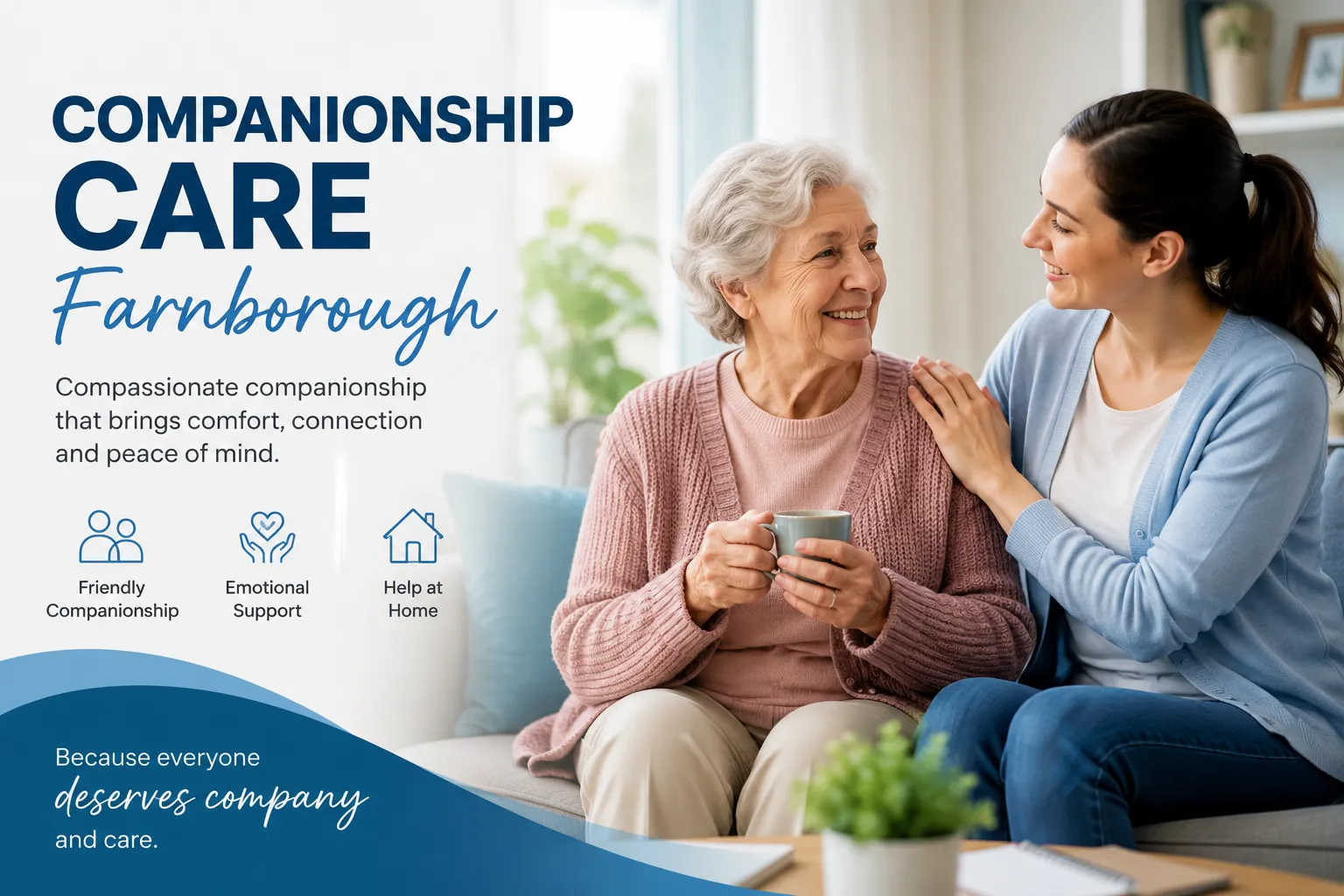 Finding the Right Companionship Care in Farnborough for Older Adults