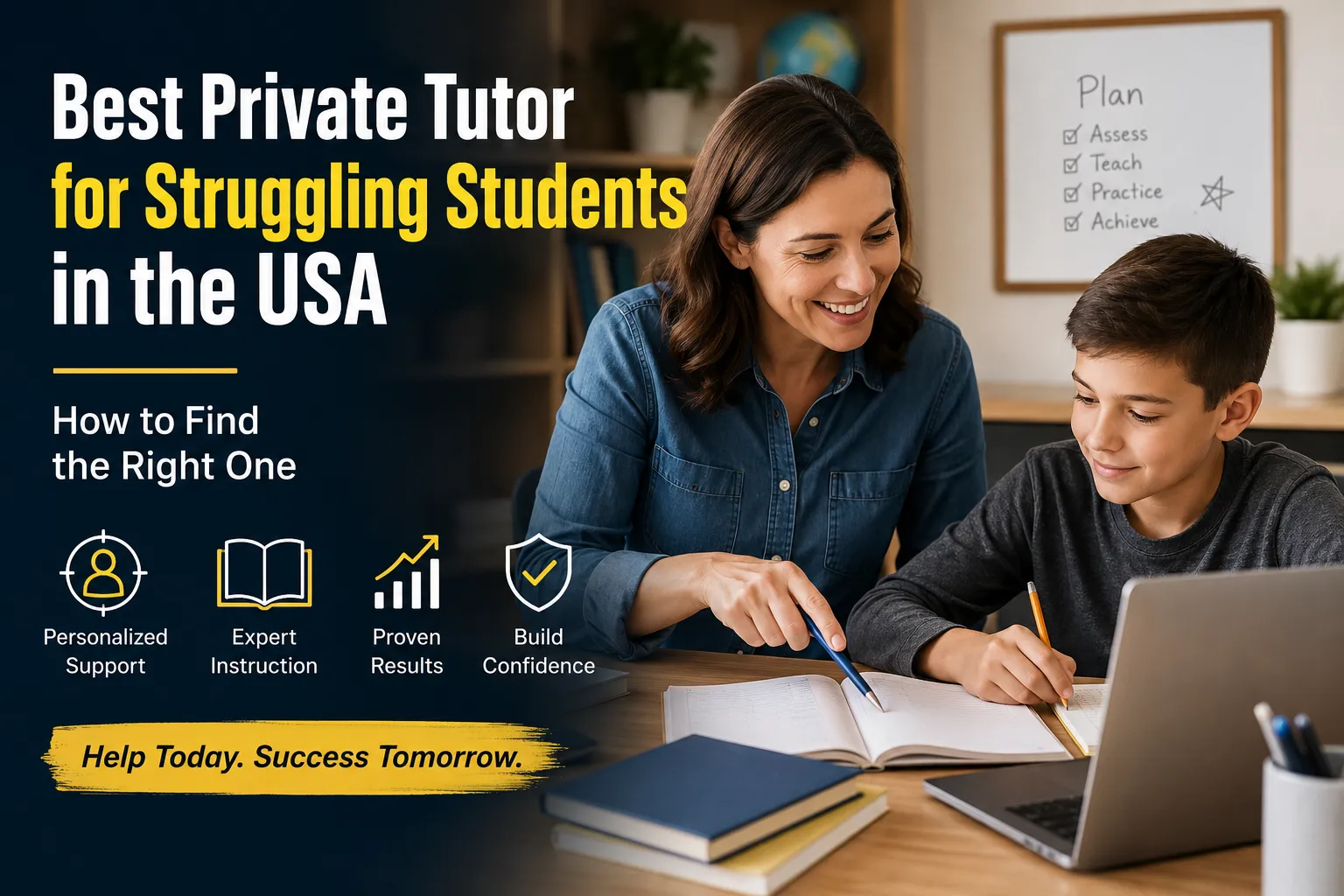 Best Private Tutor for Struggling Students in the USA: How to Find the Right One