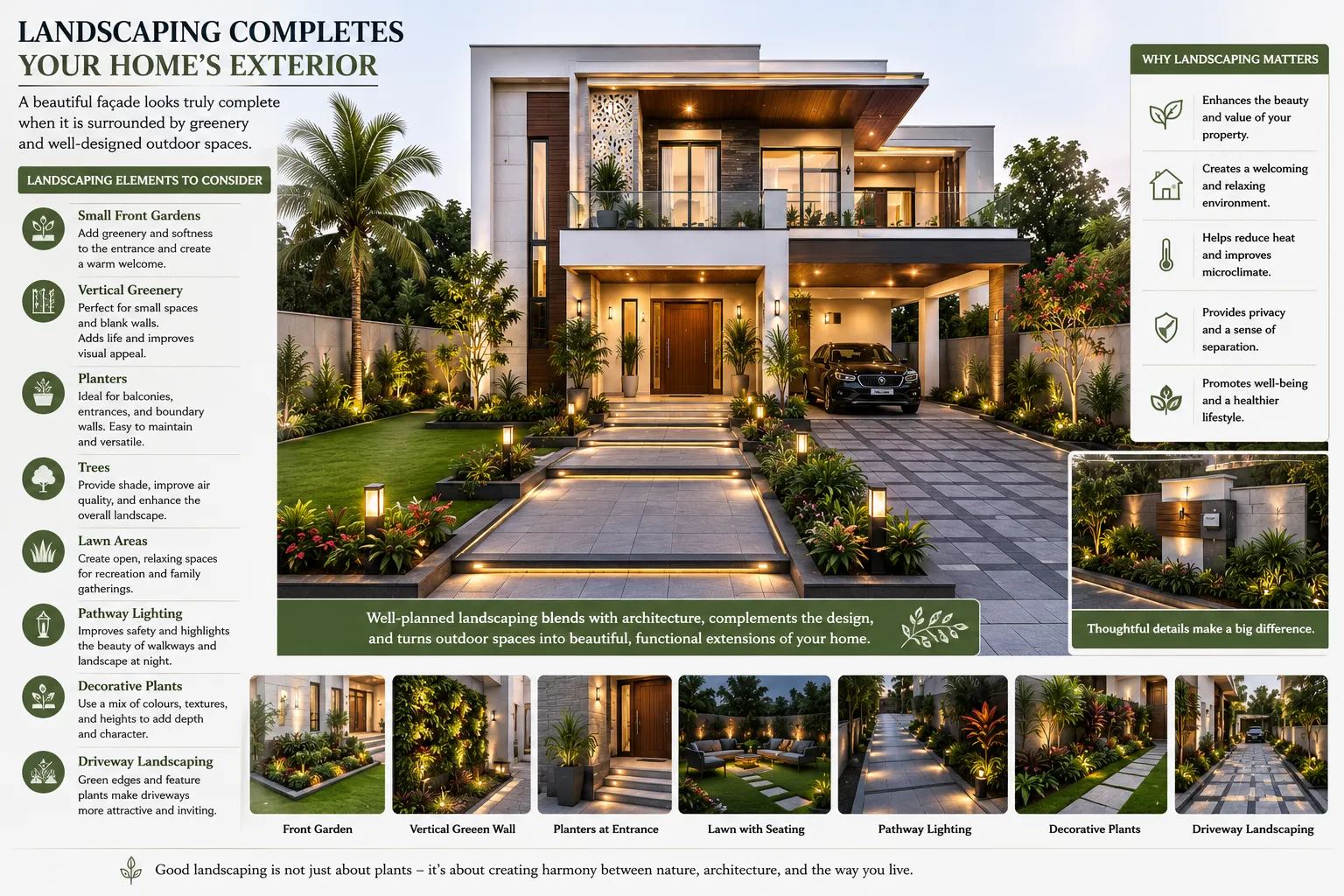 Exterior Design for Home or Villas: Ideas to Create a Stunning First Impression