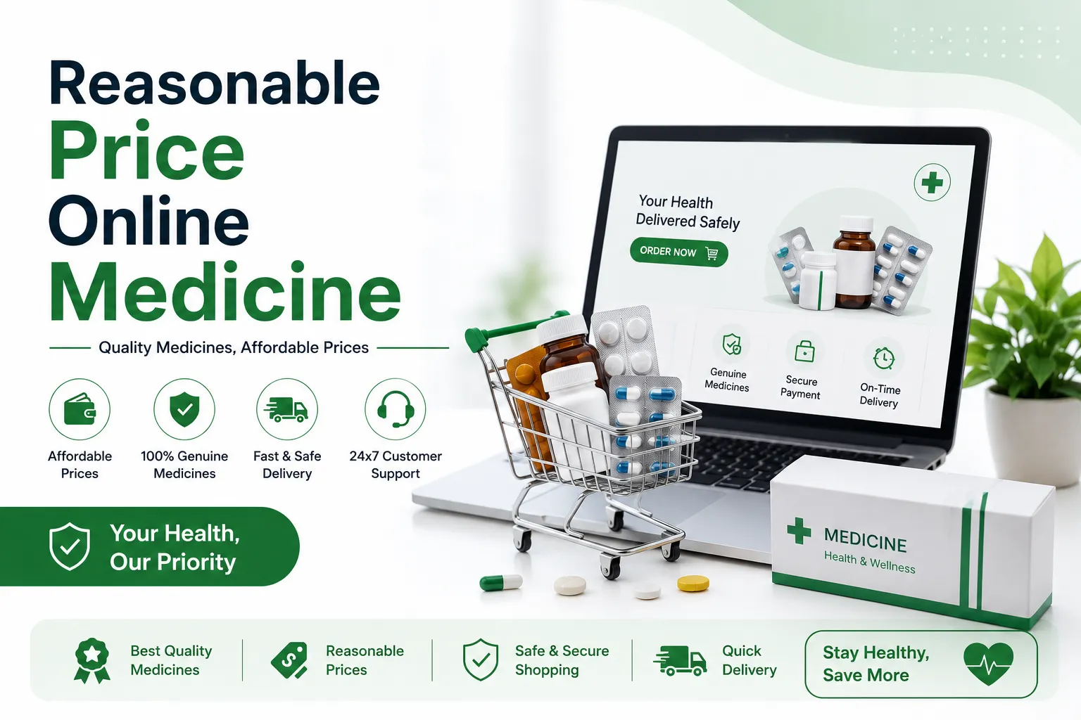 Buy Reasonable Price Online Medicine in India with Easy Home Delivery