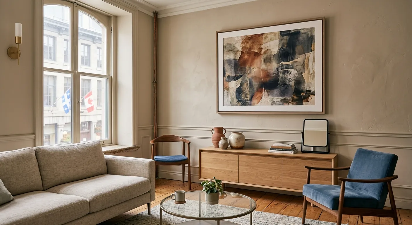 How Montreal Homeowners Are Framing Local Art for Their Homes