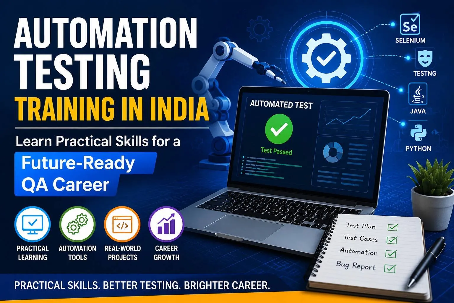 Automation Testing Training in India: Learn Practical Skills for a Future-Ready QA Career