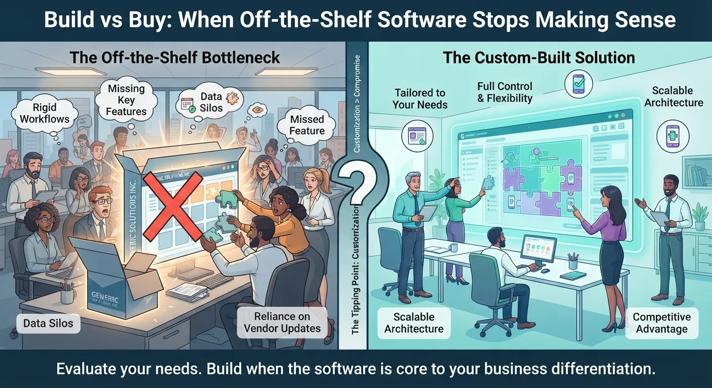 Build vs Buy: When Off-the-Shelf Software Stops Making Sense