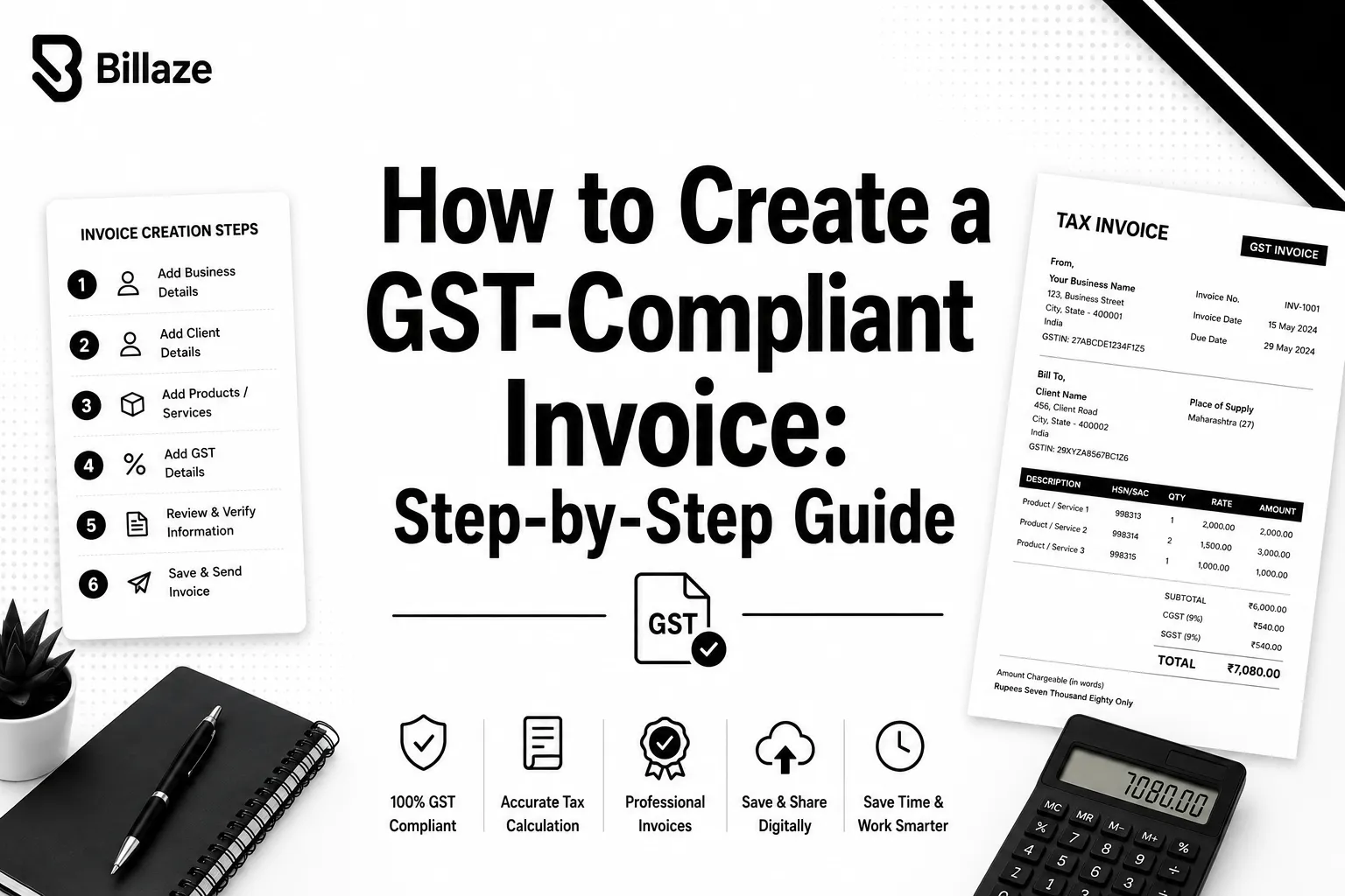 How to Create a GST-Compliant Invoice: Step-by-Step Guide