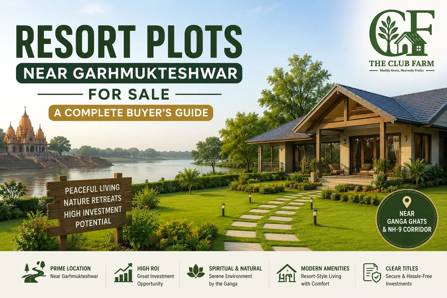 Resort Plots Near Garhmukteshwar for Sale: A Complete Buyer’s Guide