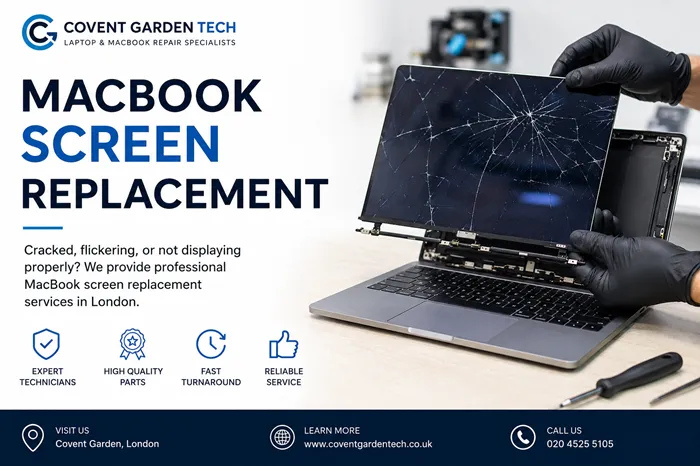 MacBook Screen Replacement: Causes, Cost, and Repair Options
