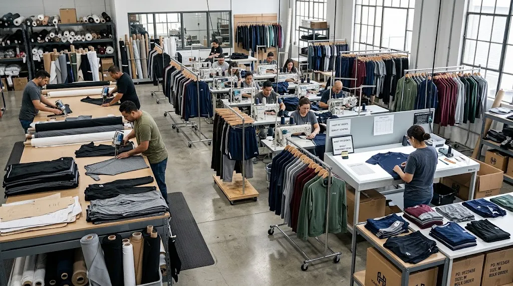 Why Factory-Direct Sportswear Manufacturing Can Benefit Growing Brands