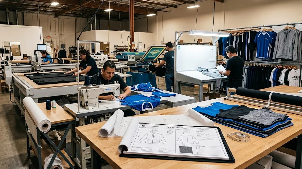 From Tech Pack to Production: How Apparel Manufacturing Really Works