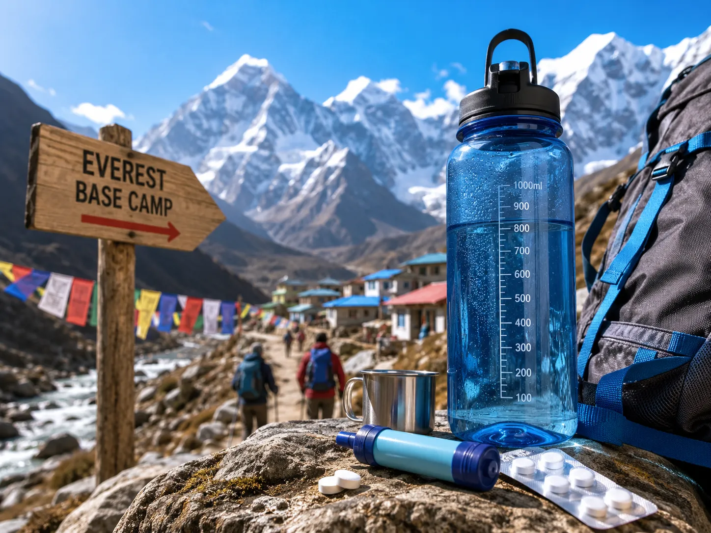How to Stay Hydrated on the Everest Base Camp Trek: Water Sources & Tips