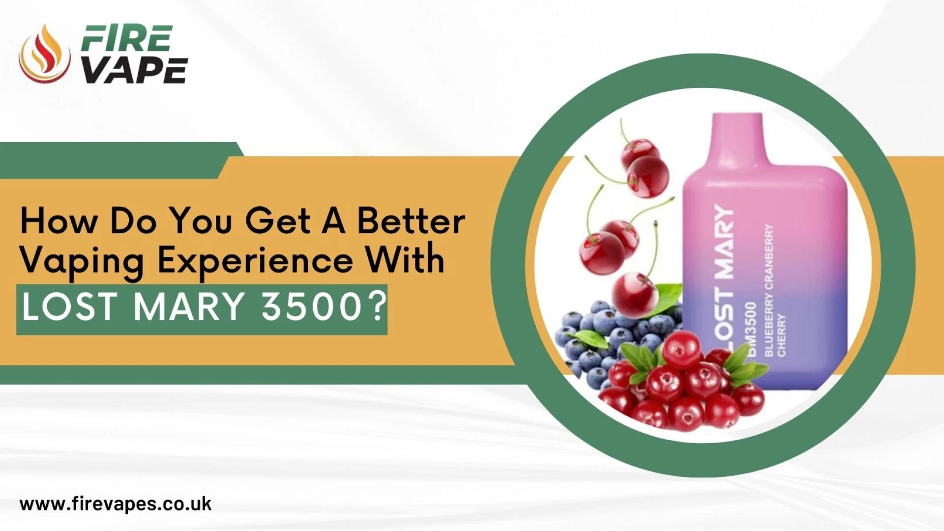 How Do You Get A Better Vaping Experience With Lost Mary 3500?