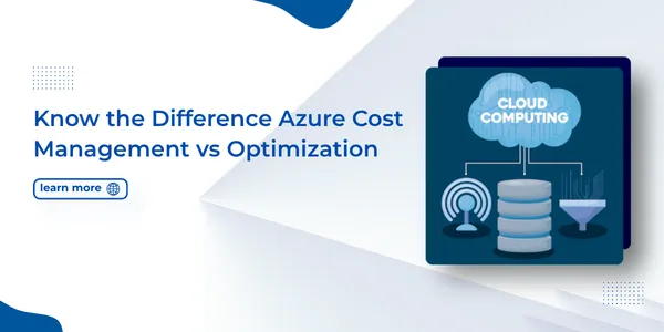 Azure Cost Management vs Azure Cost Optimization: Know the Difference