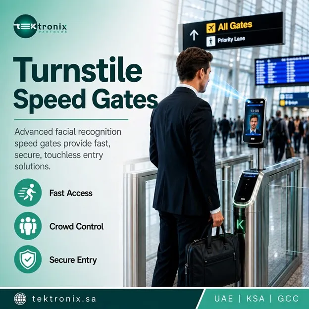 Modern Turnstile Speed Gates for Safer University Campuses in Saudi Arabia