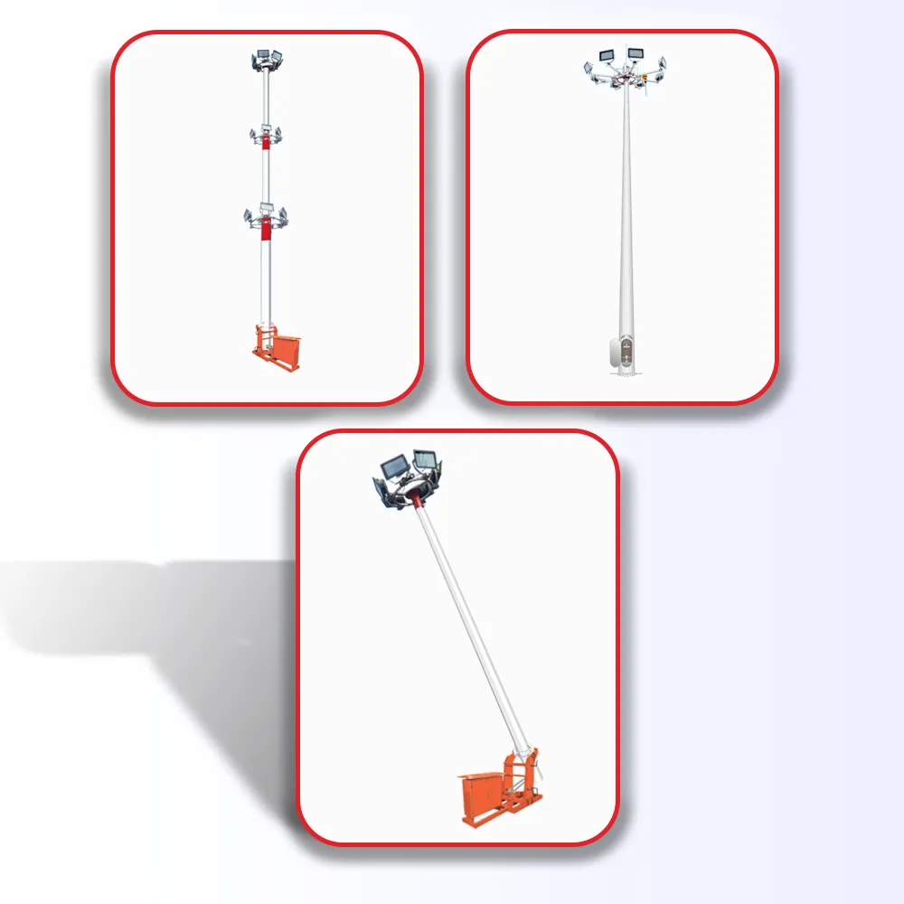 How a High Mast Lighting Tower Provides Powerful Area Illumination