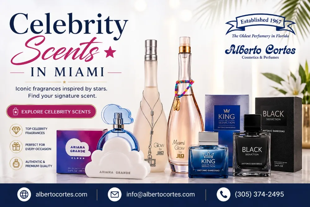 Celebrity Scents in Miami: Discover Fragrances Loved by Stars
