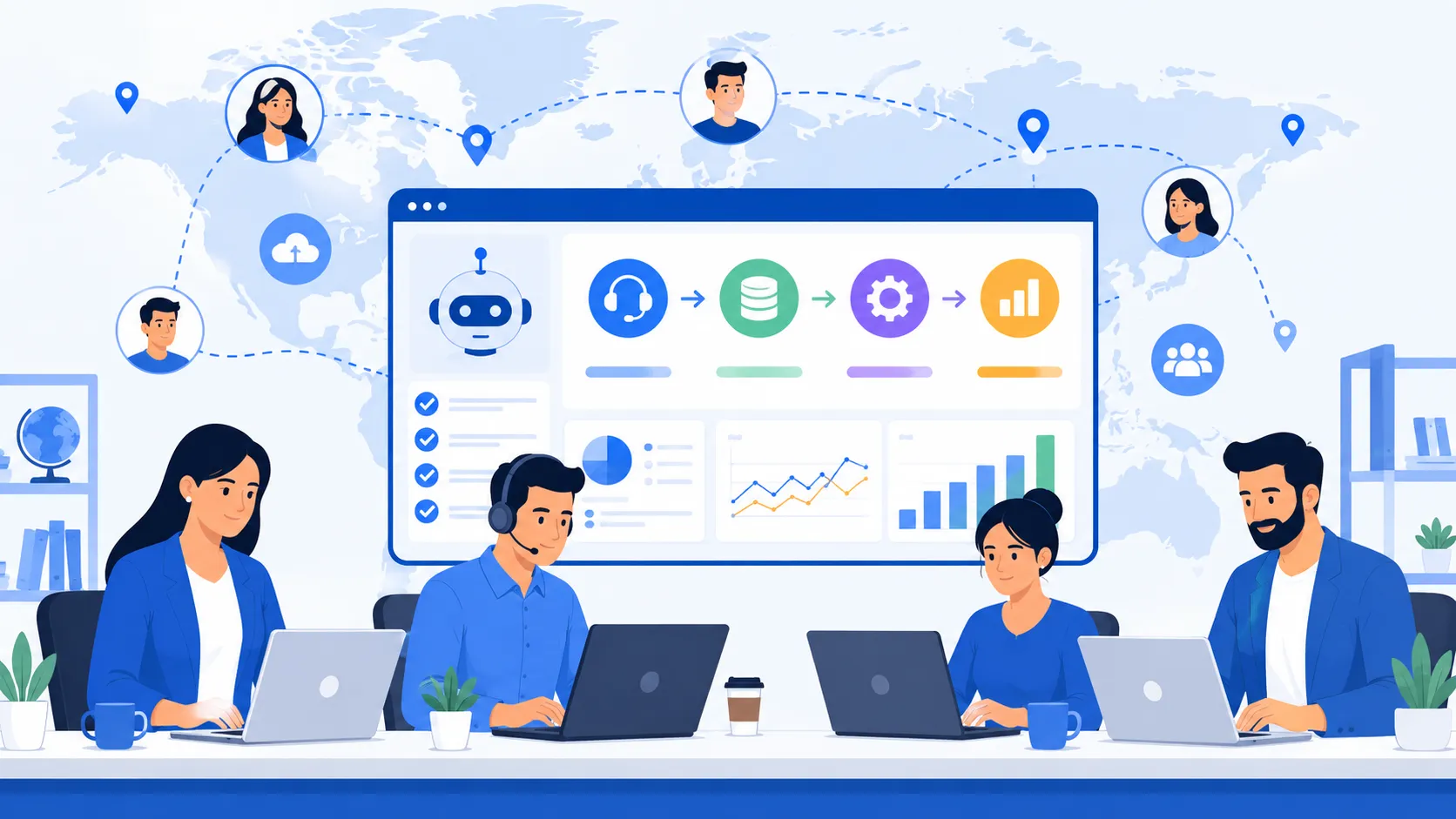 How Offshore Staffing and AI Automation Can Work Together