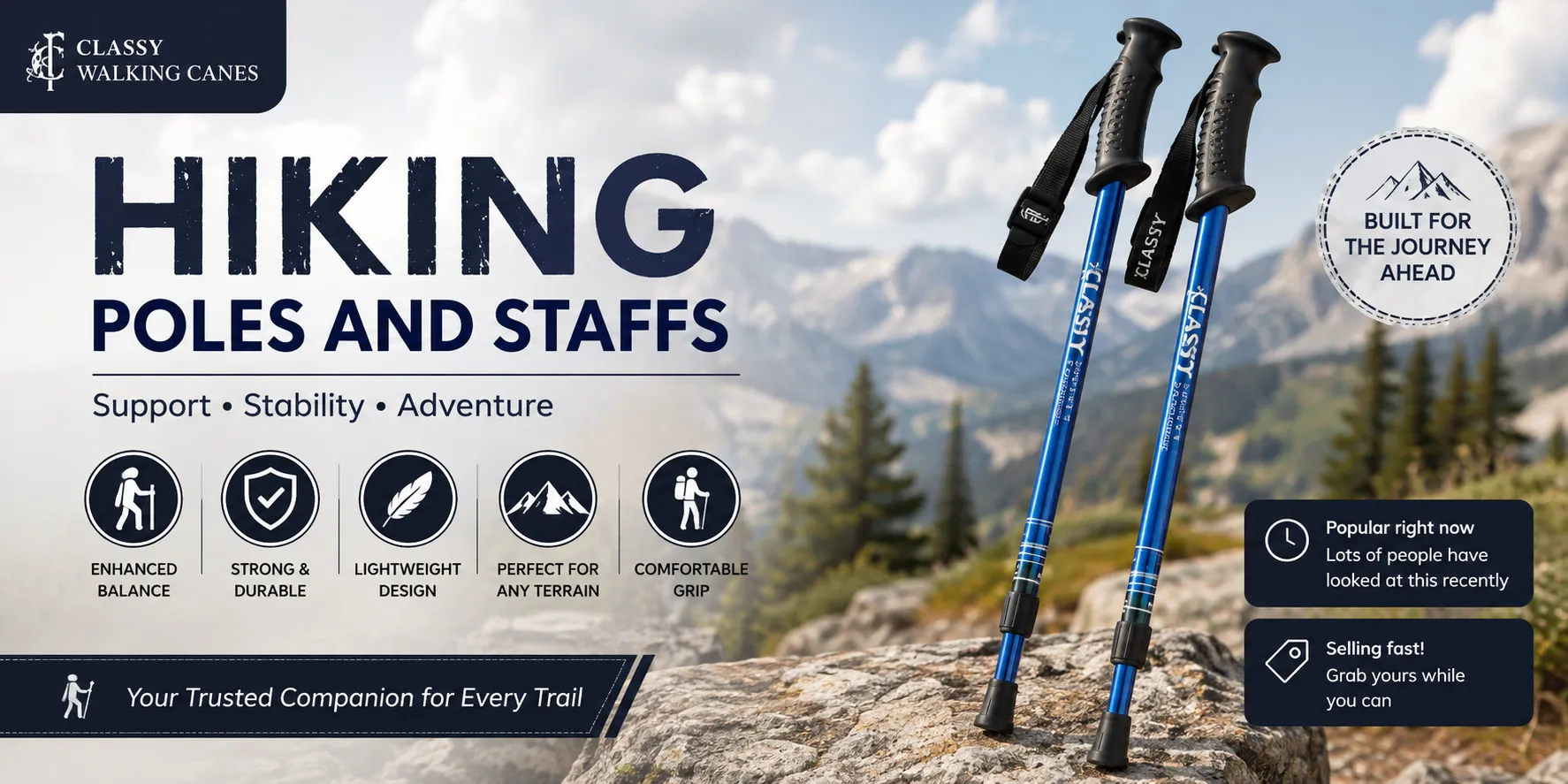 How to Choose the Right Hiking Poles and Staffs for Trails?
