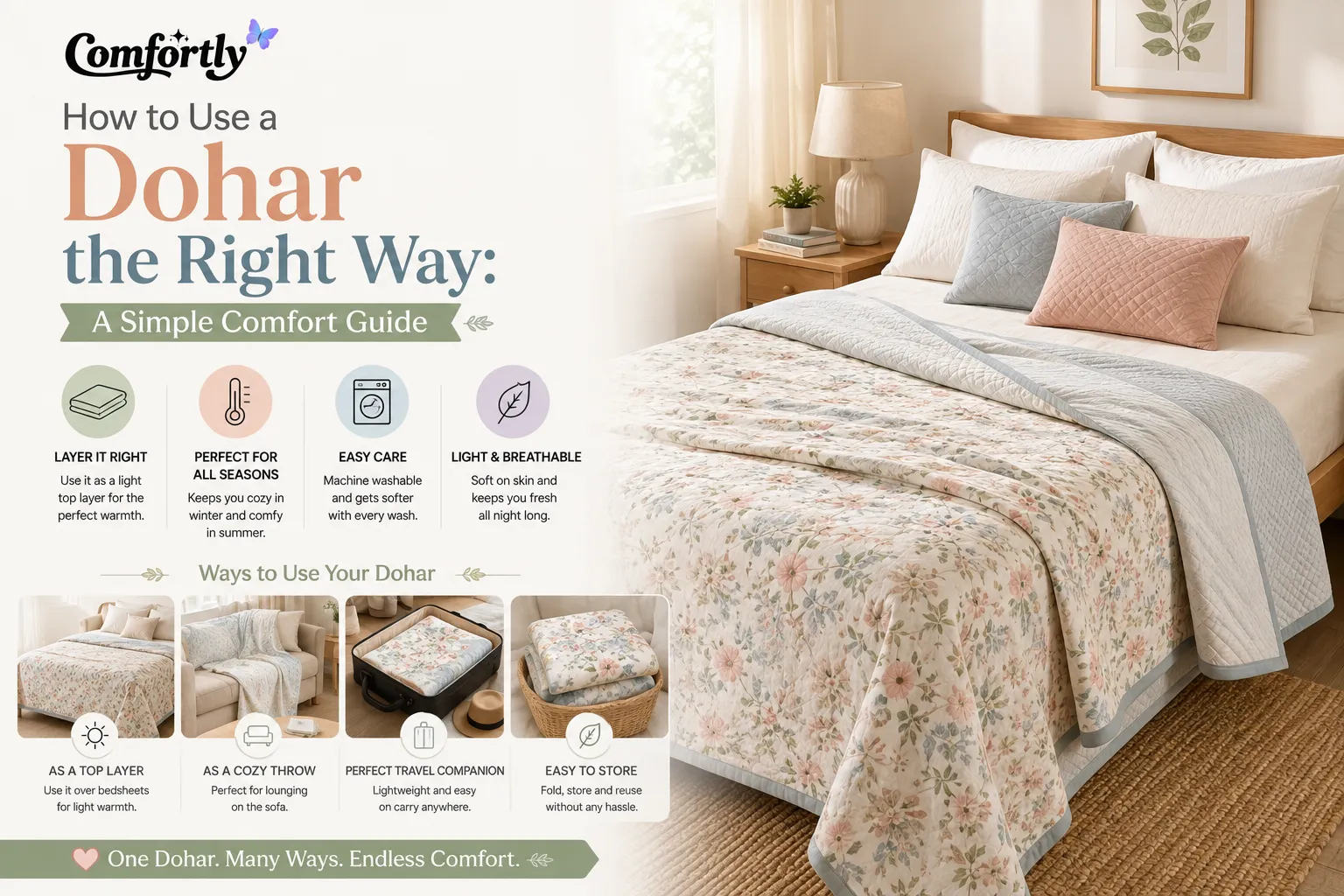 How to Use a Dohar the Right Way: A Simple Comfort Guide