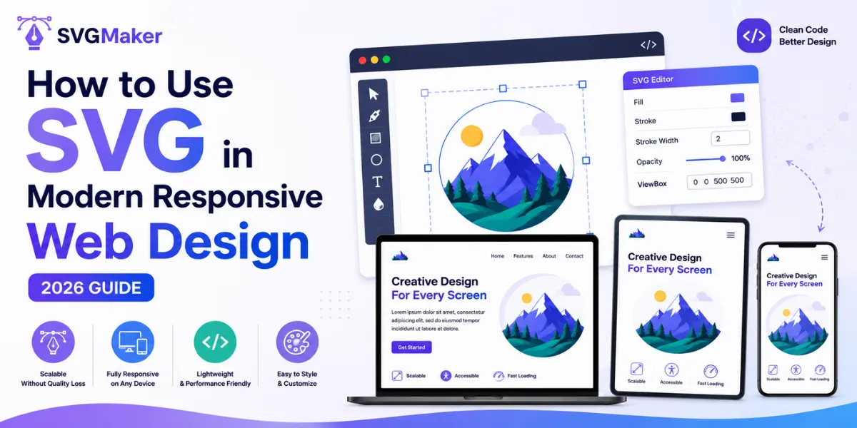 How to Use SVG in Modern Responsive Web Design (2026 Guide)