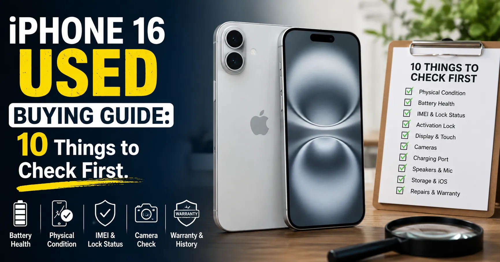iPhone 16 Used Buying Guide: 10 Things to Check First