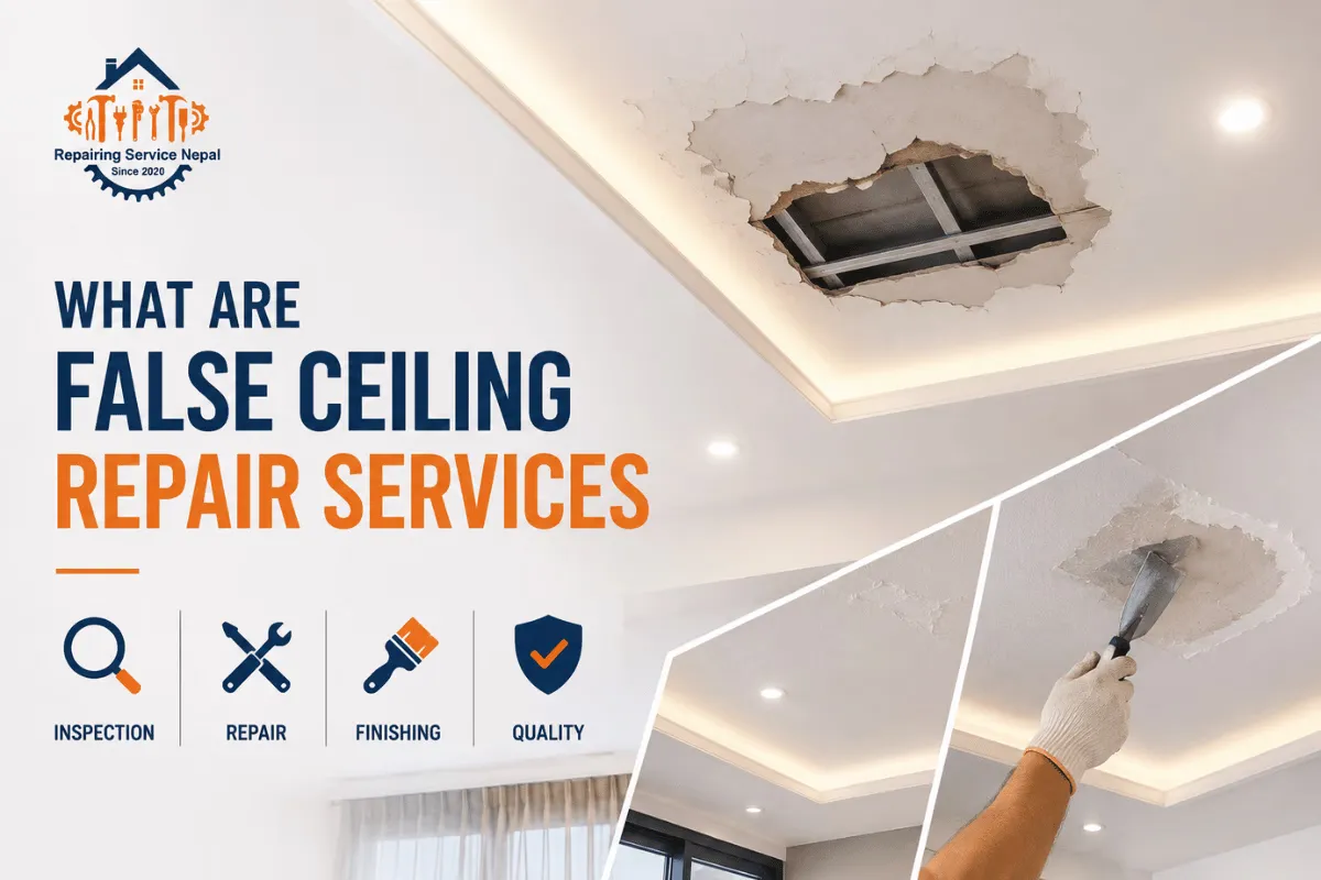 False Ceiling Repair Services: Simple Ways to Understand and Fix Ceiling Problems