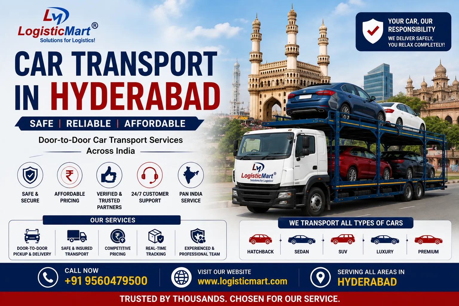 How Can You Choose Reliable Car Transportation in Hyderabad?