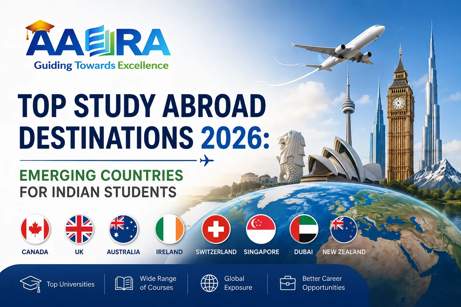 Top Study Abroad Destinations 2026: Emerging Countries for Indian Students