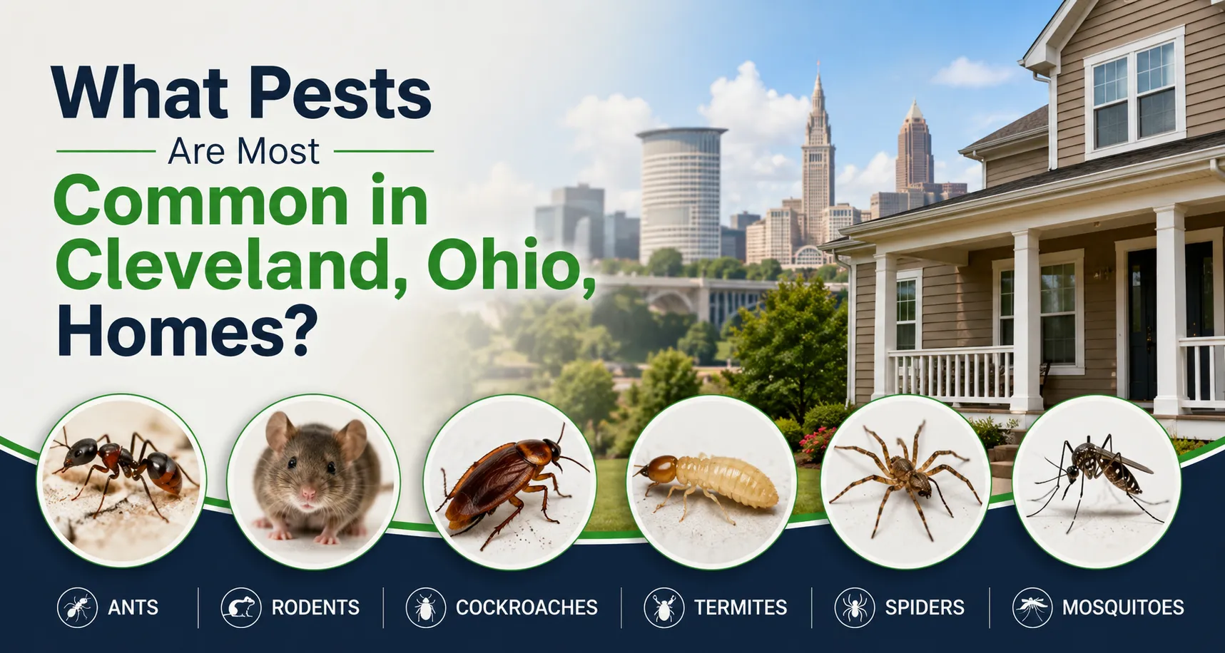 What Pests Are Most Common in Cleveland, Ohio, Homes?