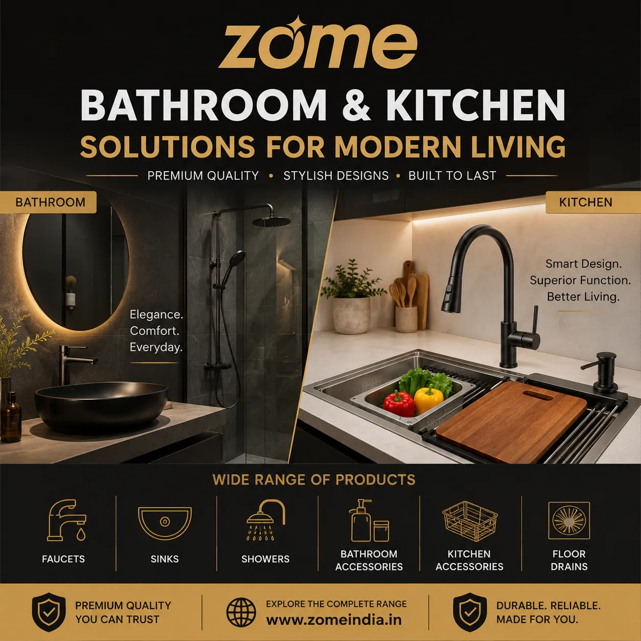 Smart Bathroom and Kitchen Solutions for Modern Living
