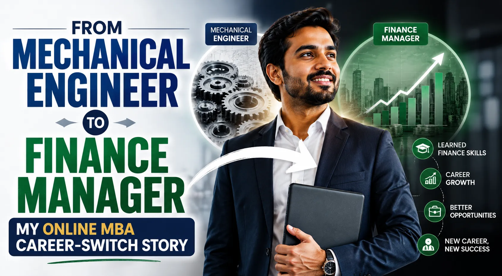 From Mechanical Engineer to Finance Manager: My Online MBA Career-Switch Story