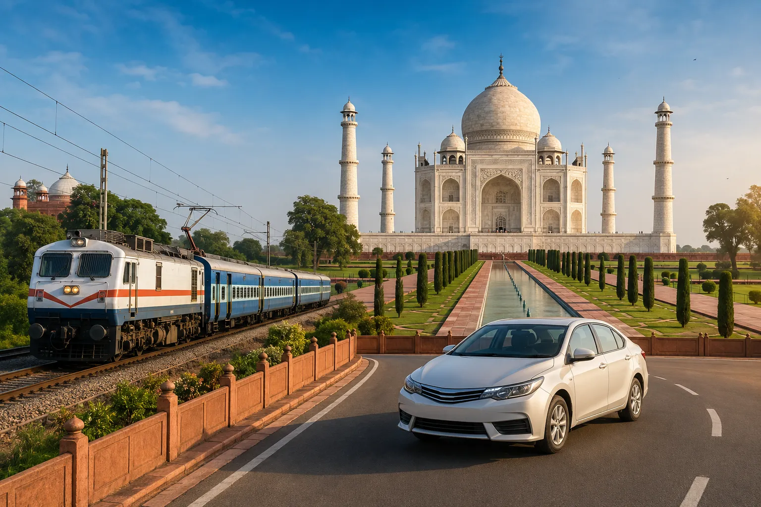 Same Day Agra Tour by Car and Train from Delhi: A Complete Travel Guide