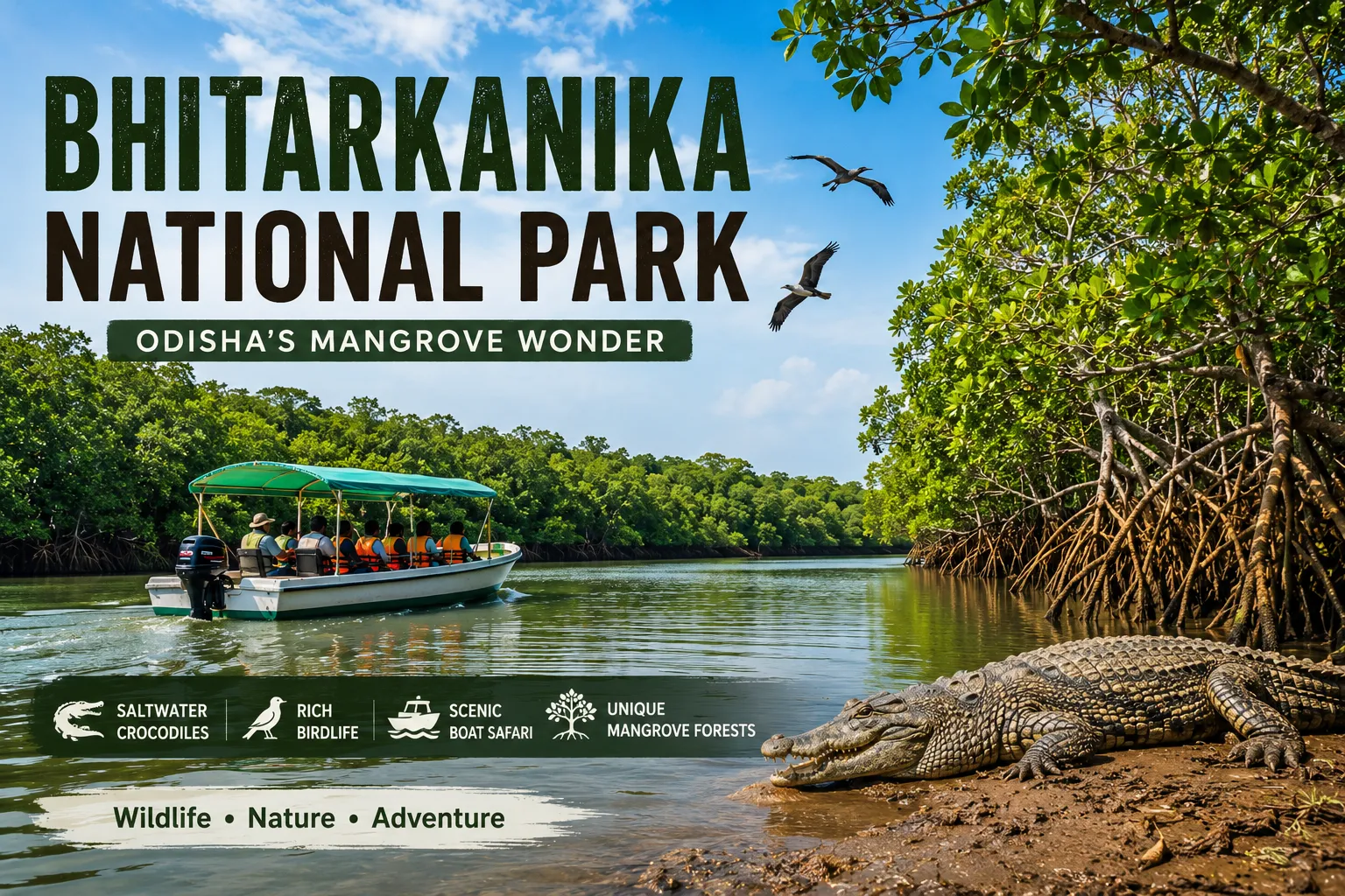 Bhitarkanika National Park: Exploring Odisha’s Unique Mangrove Ecosystem