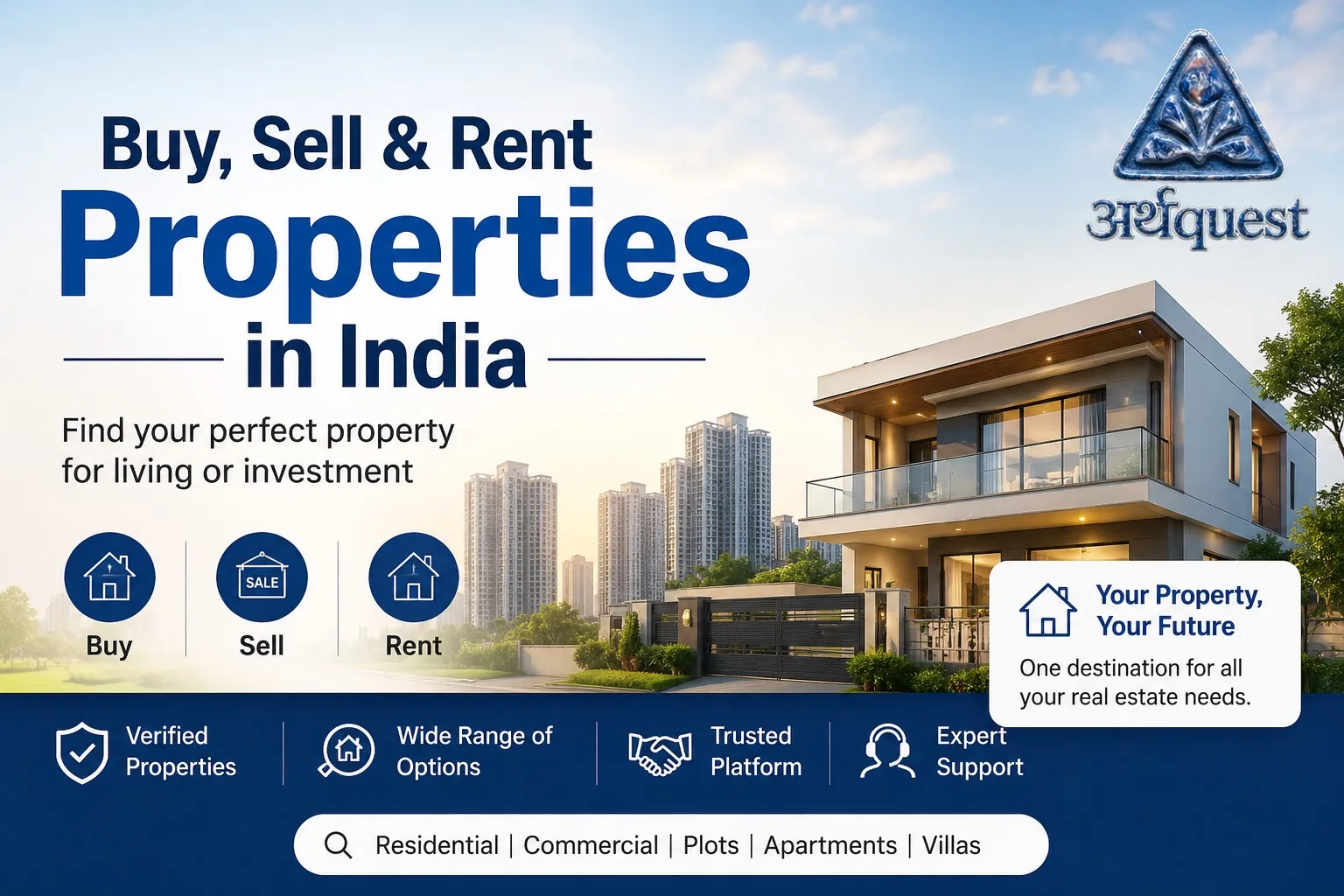 Real Estate in India Today: Where Buyers, Sellers & Renters Should Look