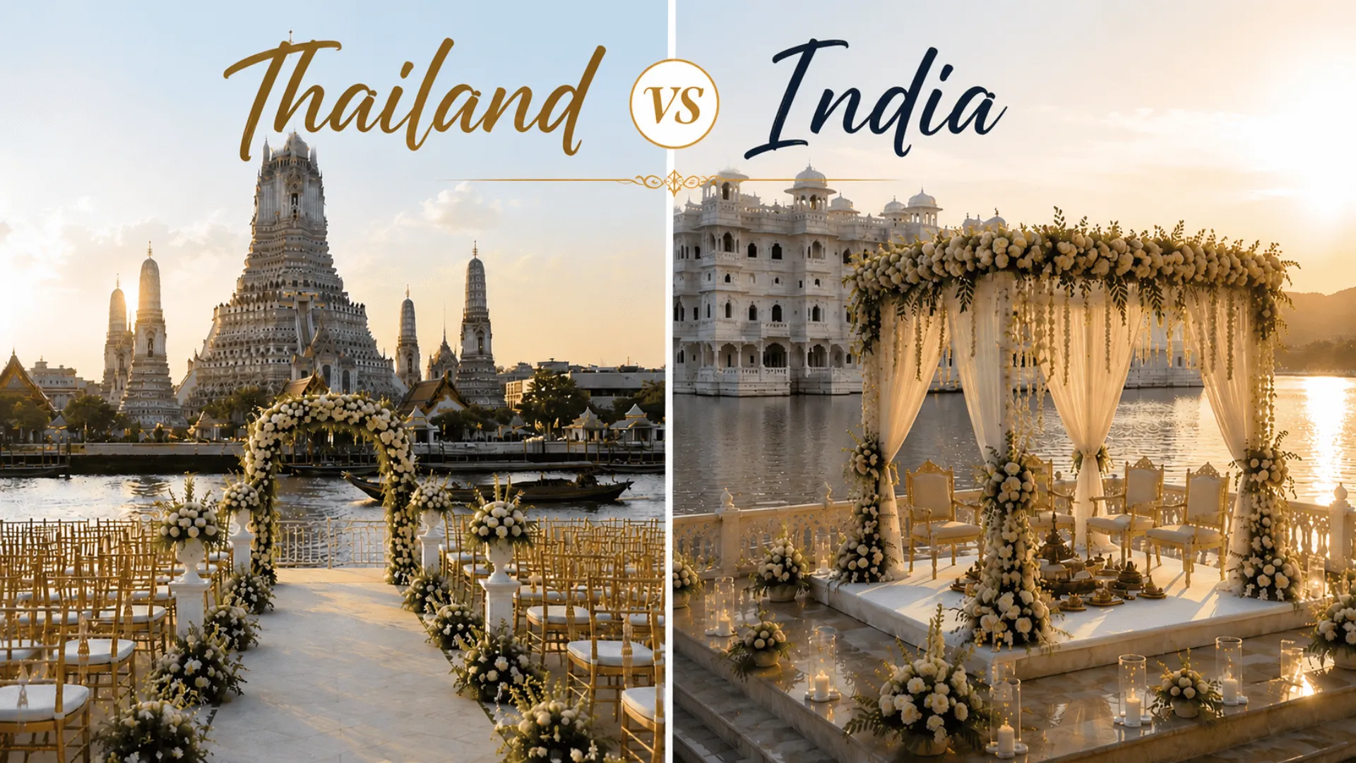 Thailand vs India: Choosing the Right Setting for Your Destination Wedding