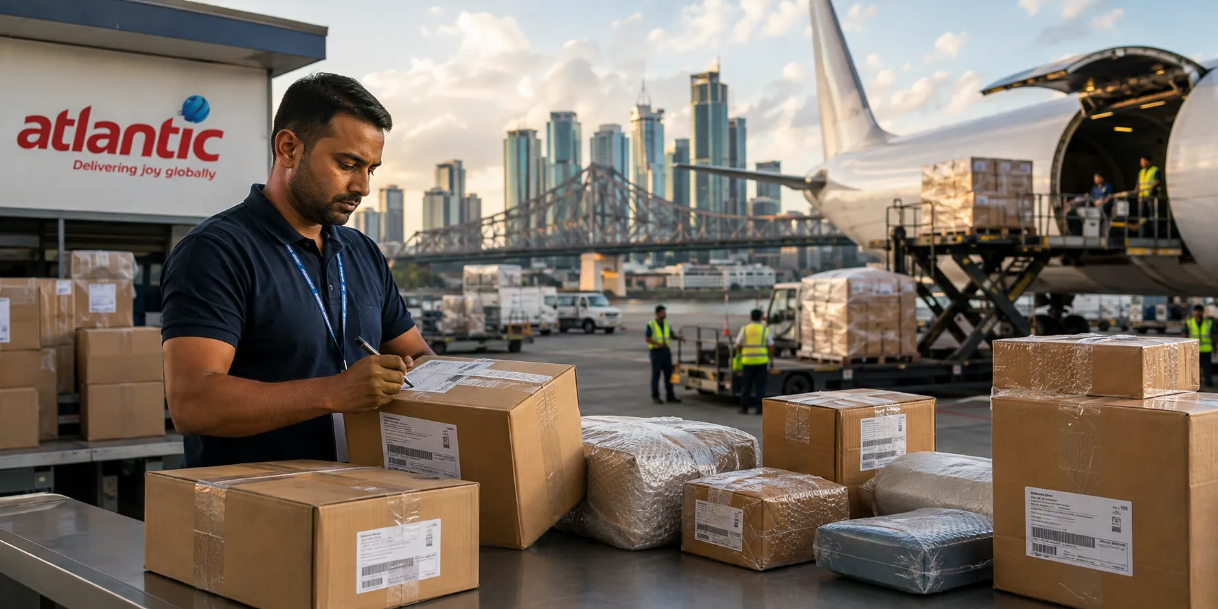 Is Door-to-Door Courier Service Available from India to Brisbane?