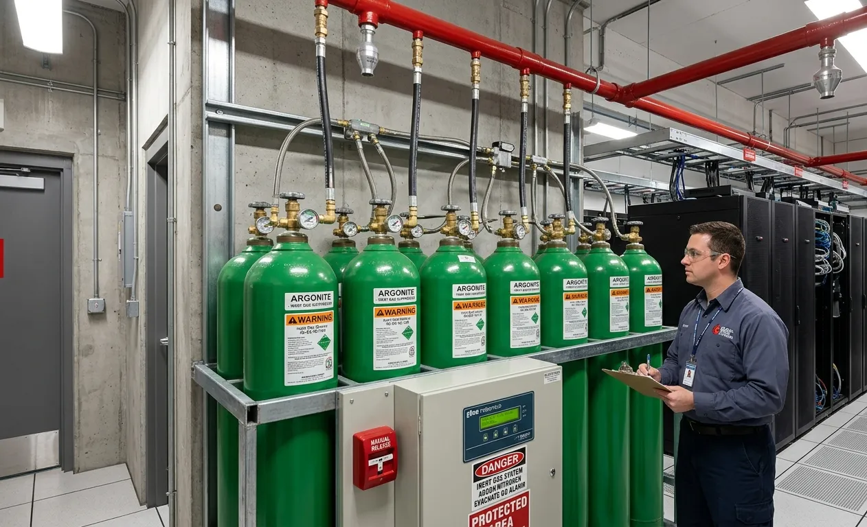 Inert Gas Fire Suppression System: Could Gas-Based Protection Be Right for Your Facility?