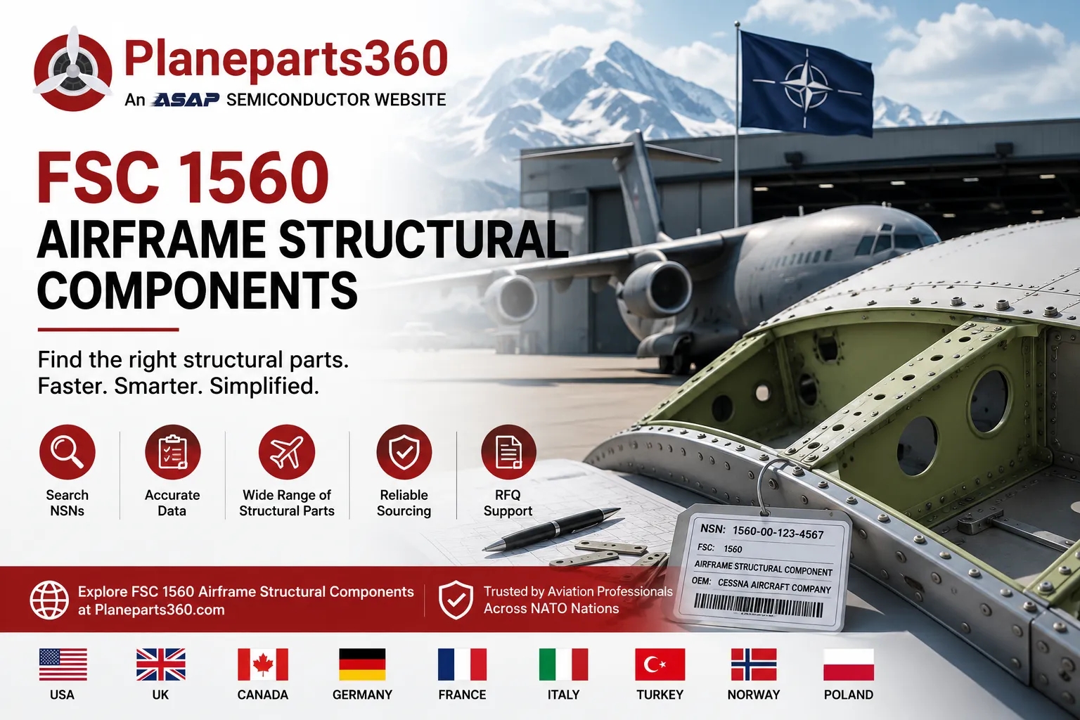 Understanding FSC 1560 Airframe Structural Components for Aircraft Procurement