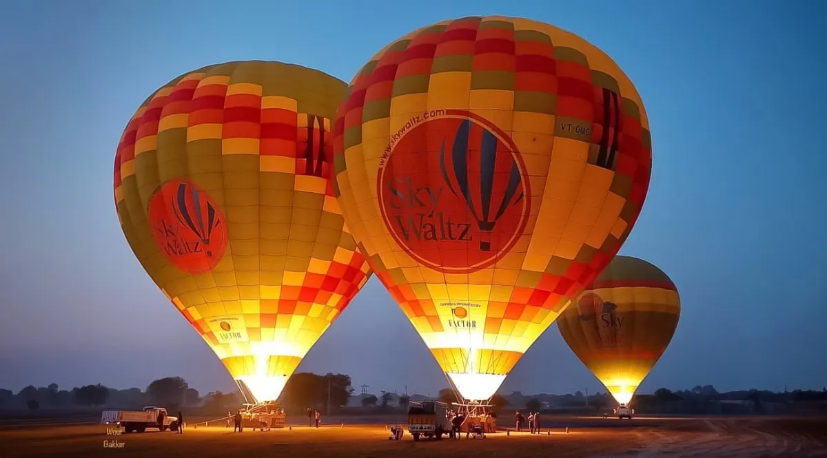 A Bird's Eye View: Jaipur's Hot Air Ballooning Wonders