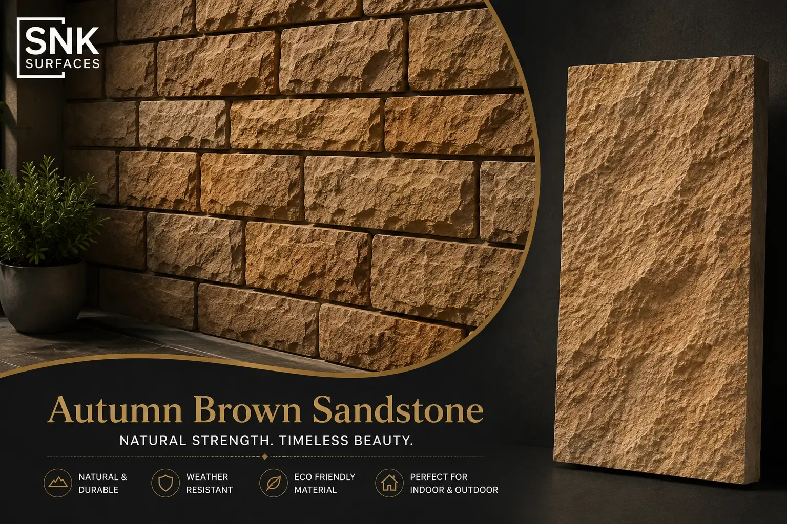 Why Autumn Brown Indian Sandstone Is a Popular Choice for Outdoor Landscaping