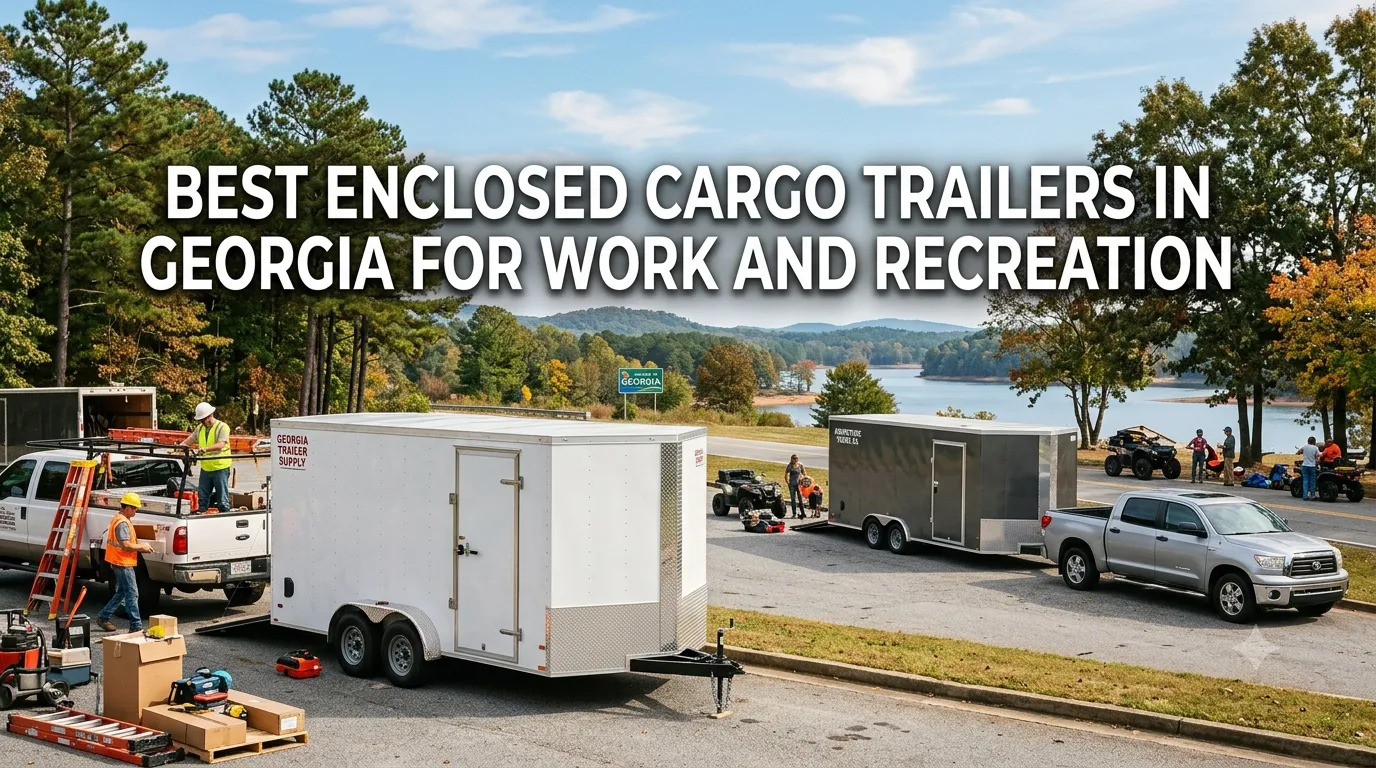 Best Enclosed Cargo Trailers in Georgia for Work and Recreation