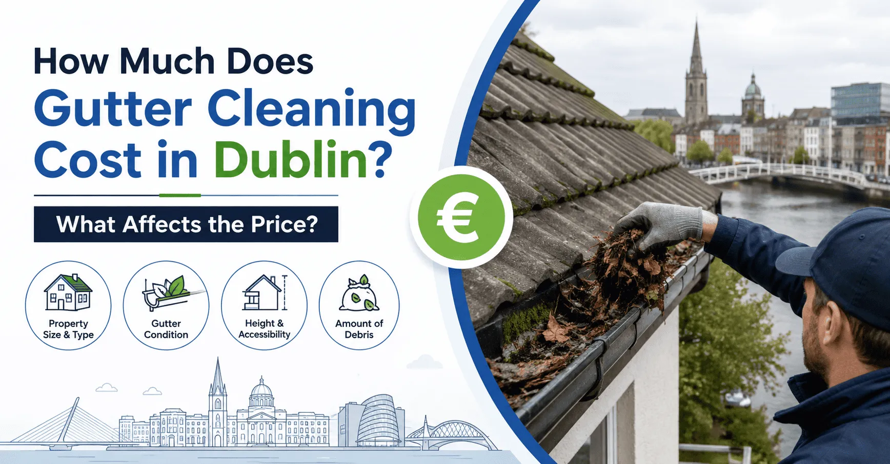 How Much Does Gutter Cleaning Cost in Dublin? What Affects the Price?