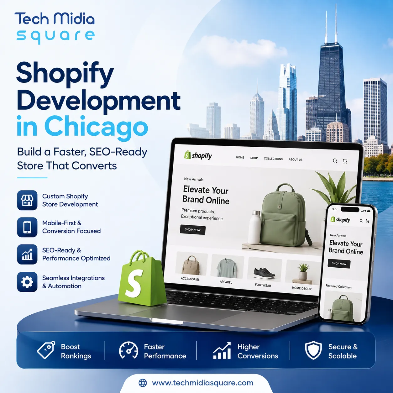 Shopify Development in Chicago: Build a Faster, SEO-Ready Store That Converts
