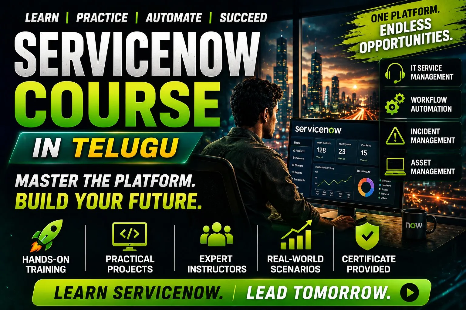 Begin Your ServiceNow Career with Strong Platform Fundamentals : ServiceNow Course in Telugu