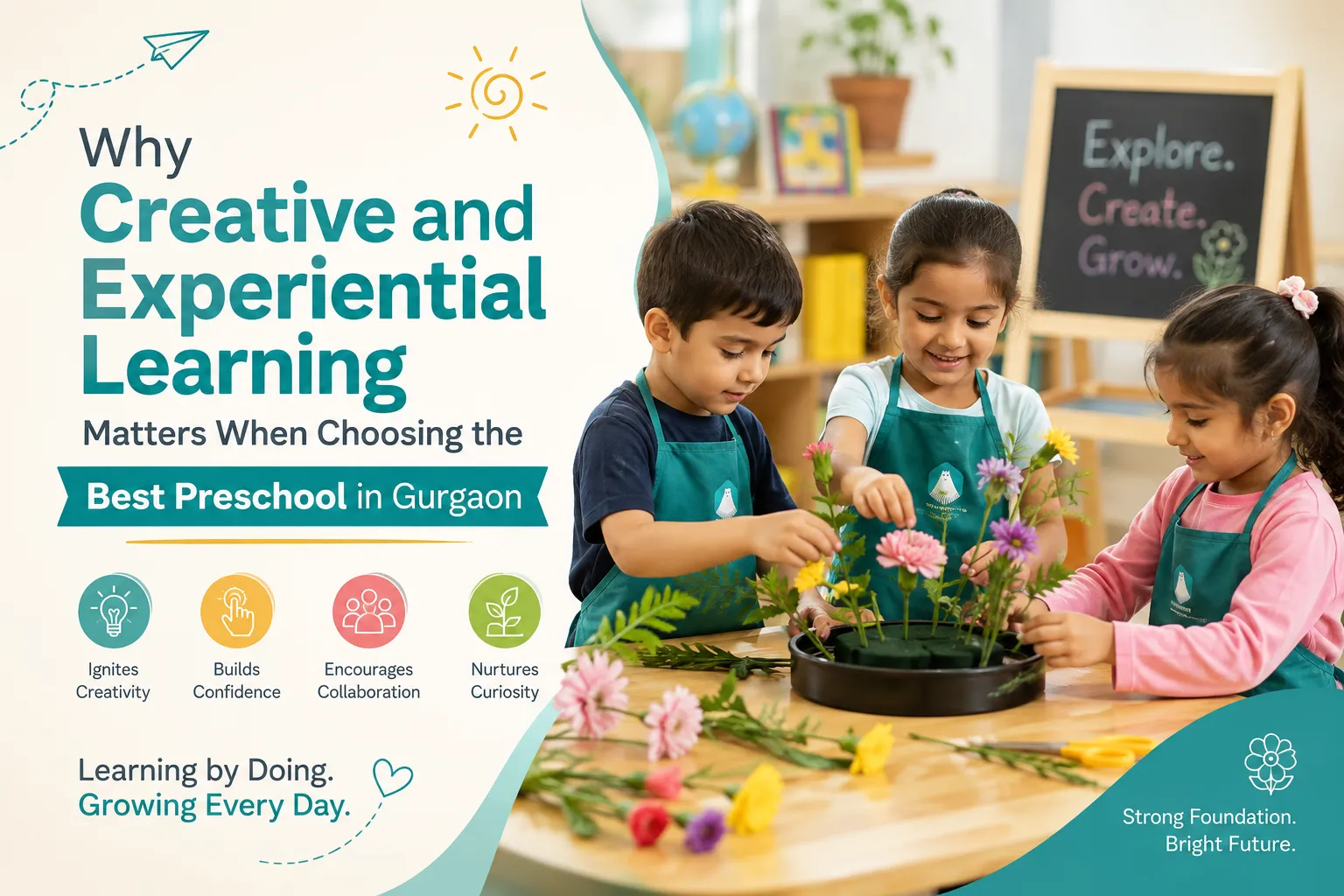 Best Preschool in Gurgaon: Why Creative and Experiential Learning Matters
