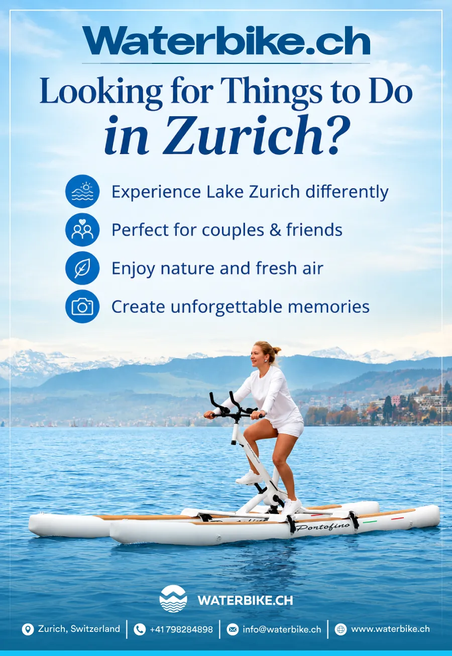 Explore Lake Zurich Differently: A Waterbike Adventure Guide