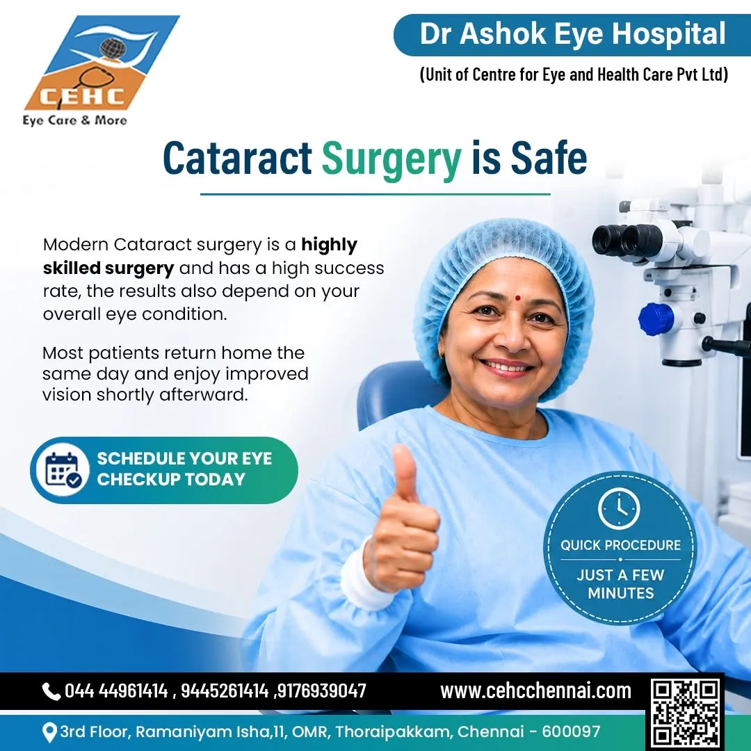 How to Choose the Best Cataract Surgeon in Chennai for Safe and Clear Vision