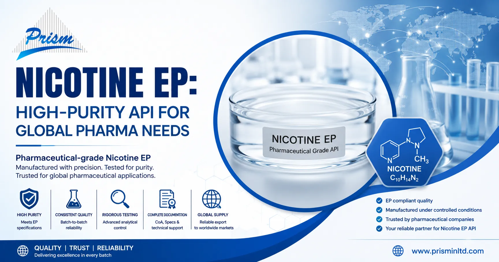 Nicotine EP: High-Purity API for Global Pharma Needs
