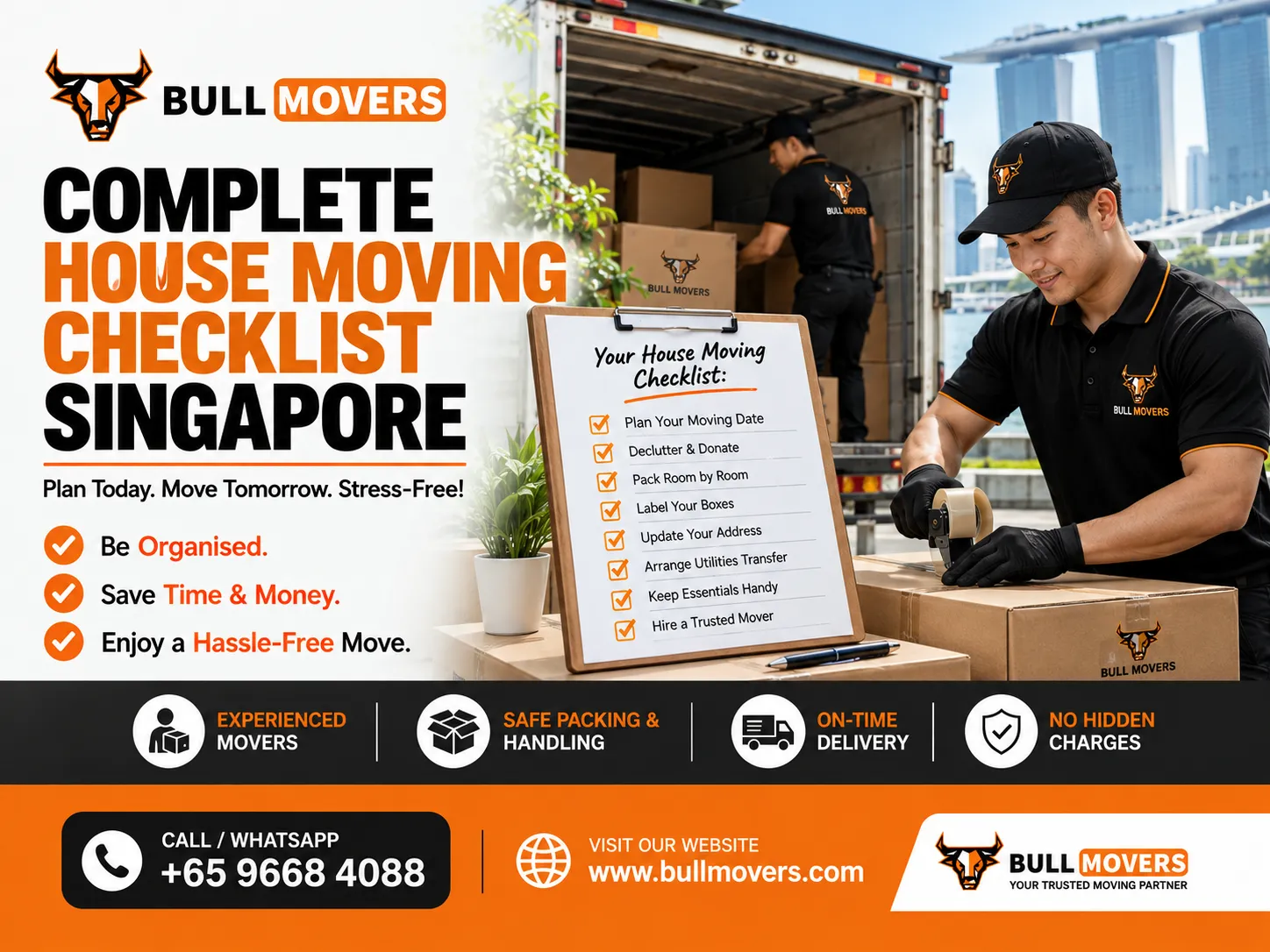 Home Moving Services Singapore: Comprehensive Pre-Relocation Checklist